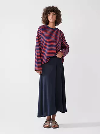 ARMEDANGELS | Felpa Taglio Ampio FRANKAA STRIPES | rot